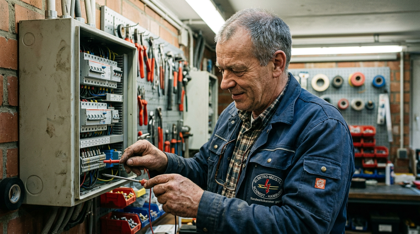 Elektrikermeister – Beispiel für Unternehmensnachfolge im Handwerk